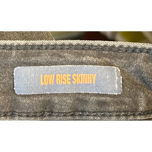 Jag Jeans Womens Sz 10 Low Rise Skinny Black Gray Stretch Denim Zip Pocket - Picture 11 of 11